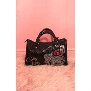 2010 Hello Kitty Black and Red Satchel